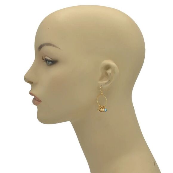 EVIL EYE DENKAYS EARRINGS - Picture 5 of 7